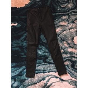 Missguided Vice High Waisted Coated Skinny Jeans